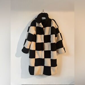 OAK + FORT teddy coat